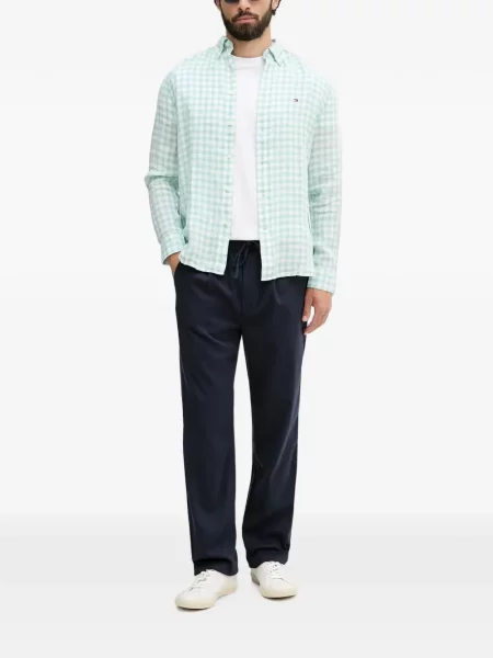 Pantaloni Guess cu cordon albastru