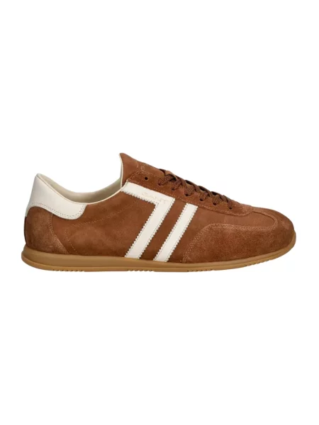Sneakersy Gant zamszowe brązowe