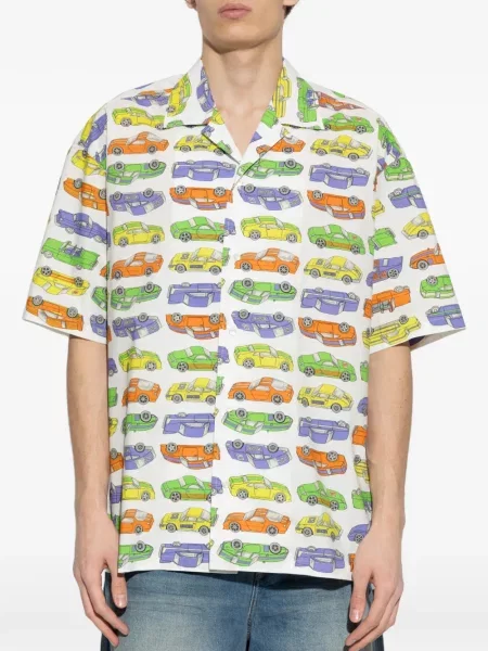 Cămașă Moschino cu imagine alb