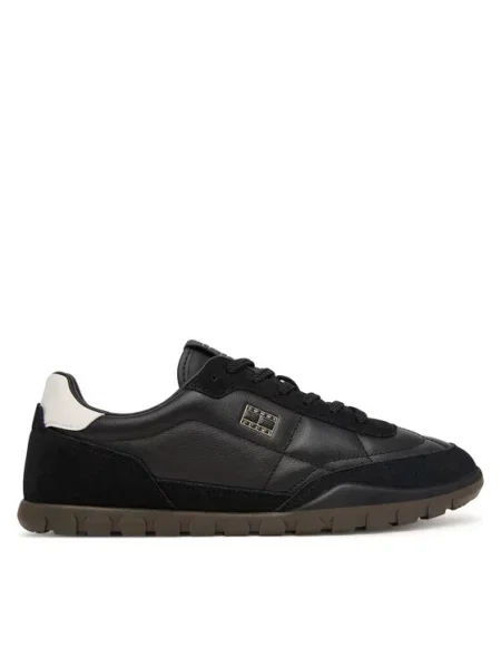 Tommy Jeans Sneakers Tommy Jeans Low Lth Runner negru