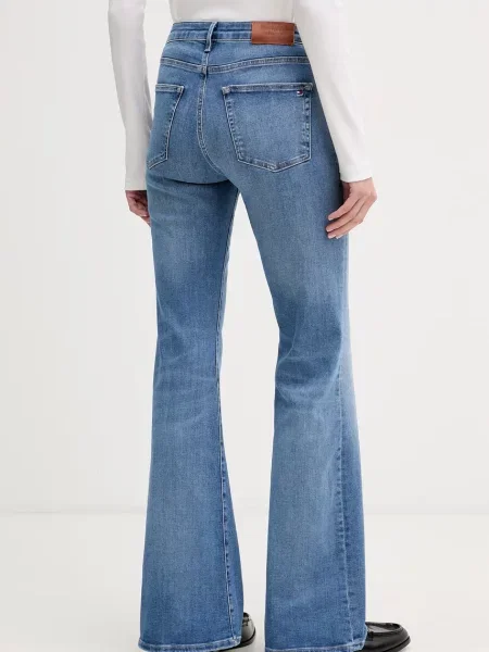 Tommy Hilfiger jeansy flare niebieskie