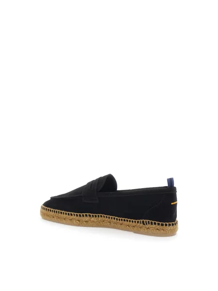 Espadryle Castaner skórzane czarne