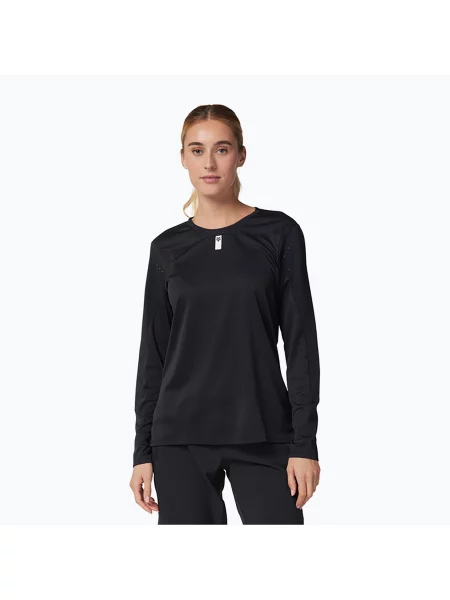 Ciclism tricou cu mânecă lungă Fox Racing negru