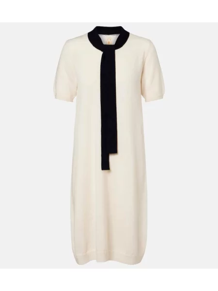 Rochie Jardin Des Orangers de lână de costum alb