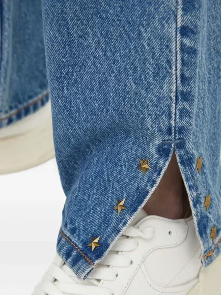 Ретро слаб дънки skinny fit Levi's® с разкъсвания синьо