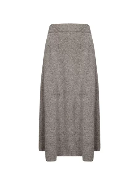 Midi sukňa Weekend Max Mara sivá