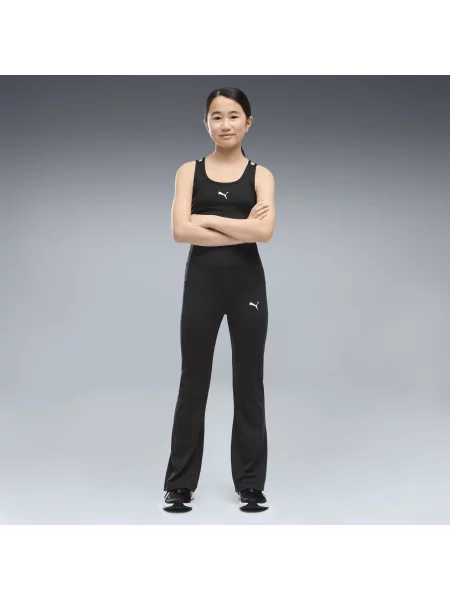PUMA Młodzieżowe legginsy Train All Day Essentials z wysokim stanem Odzież czarny