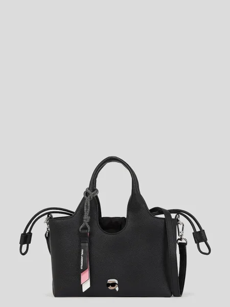 Чанта Karl Lagerfeld IKON GRAINY черно