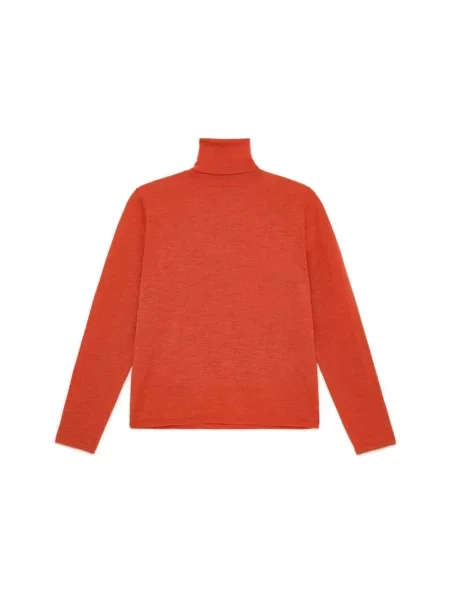 Sweter Maliparmi wełniany pomarańczowy