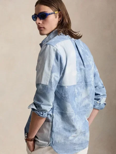 Πουκάμισο Polo Ralph Lauren CHAMBRAY-WVN-SHIRT μπλε
