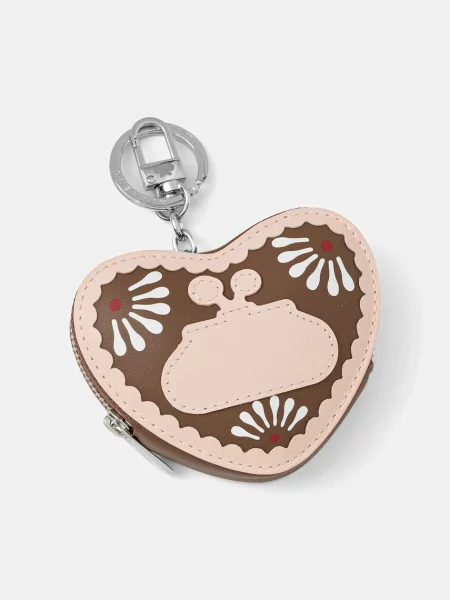 Usnjen obesek za ključe Weekend Max Mara rjava