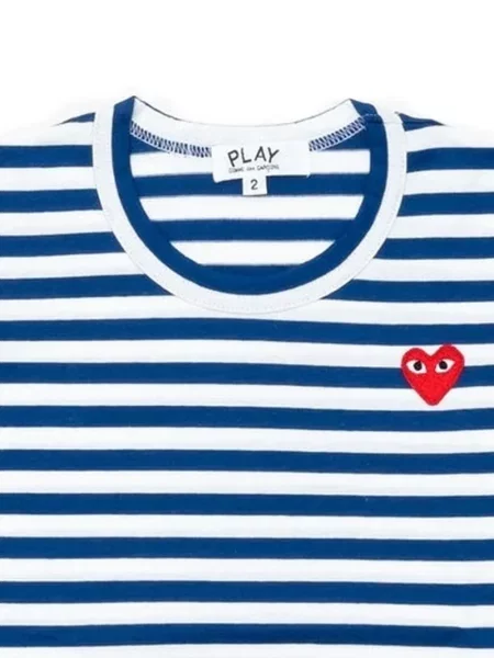 Koszulka dziecięca Comme Des Garcons Play niebieska
