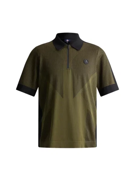 Krótka koszulka polo Fusalp zielona