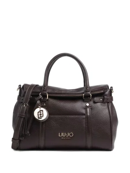 Τσάντα shopper Liu Jo με αυτόγραφο καφέ