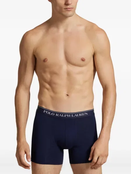 Briaunotas pusiau užtrauktukas zomšinės bokseriai Polo Ralph Lauren balta