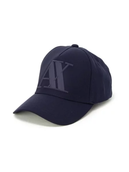 Czapka z daszkiem Armani Exchange niebieska