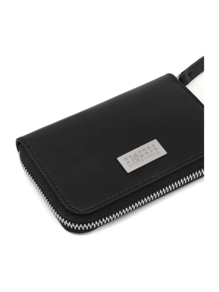 Portfel Mm6 Maison Margiela skórzany czarny