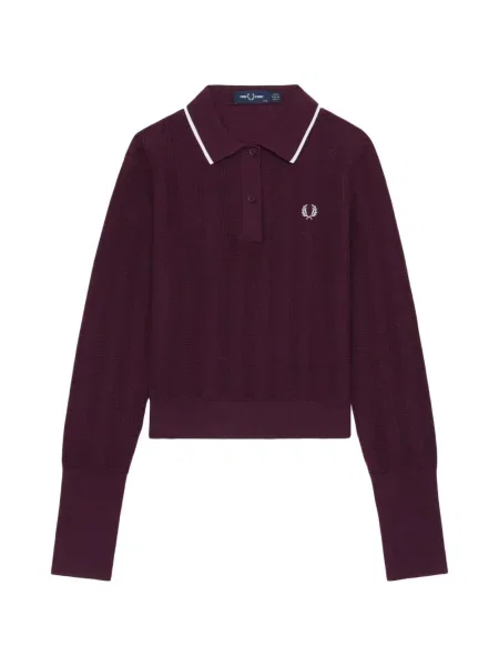 Top Fred Perry tricotate violet