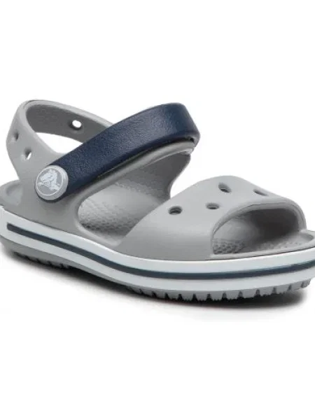 Sandále Crocs sivá