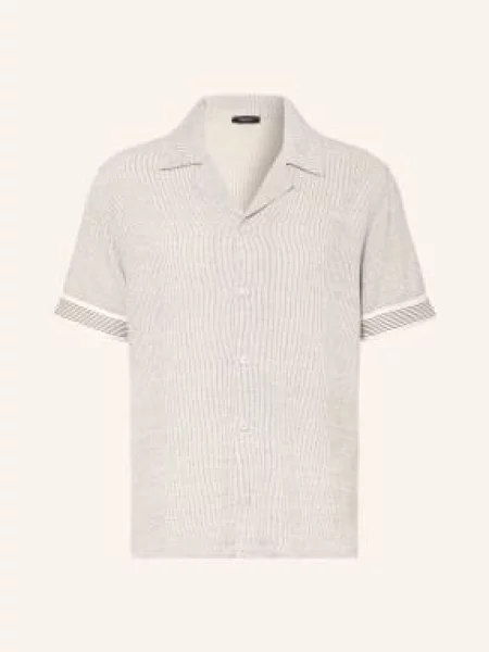 Reiss Letní Košile Dornie Comfort Fit / černá bílá