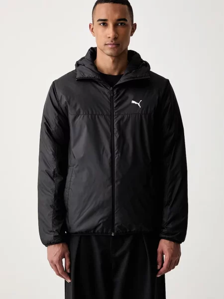 Puma jachetă pentru bărbați Essentials negru