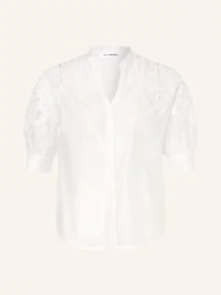 Halenka Co'couture s výšivkou bílá