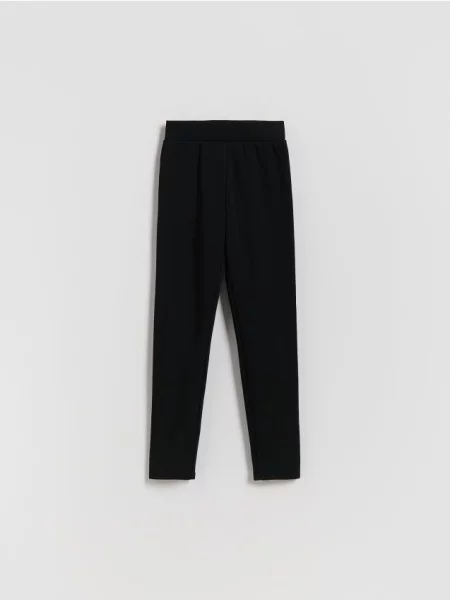 Reserved Ocieplane legginsy czarny
