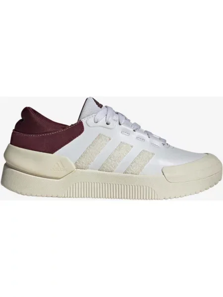 Tenisówki adidas Court Funk w kolorze biało-beżowo-bordowym białe
