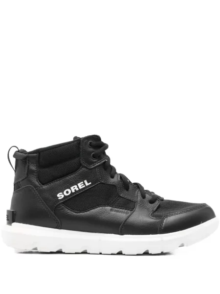 Sneakerși Sorel cu șireturi din dantelă negru