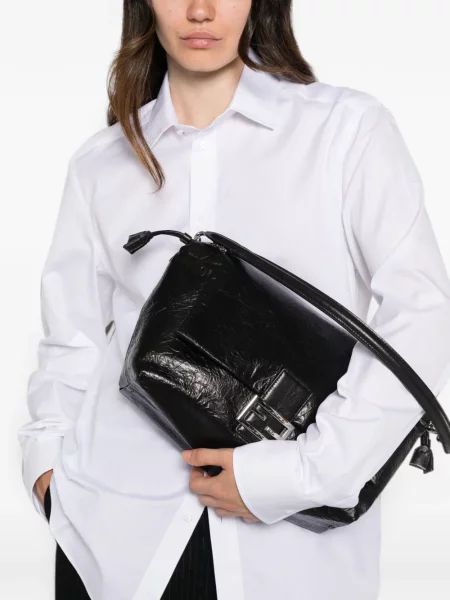 Geantă shopper Fendi negru