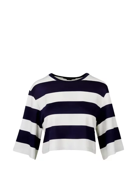 Decupat tricou Smythe alb