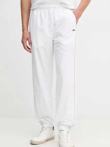 Lacoste spodnie dresowe białe