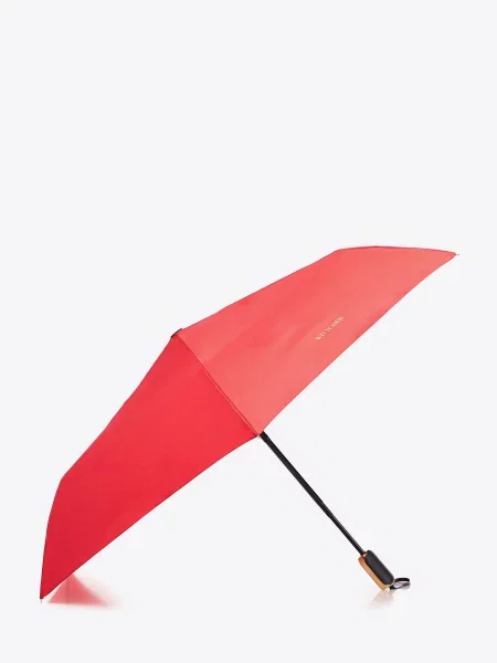 Parasol płaski automatyczny czerwony