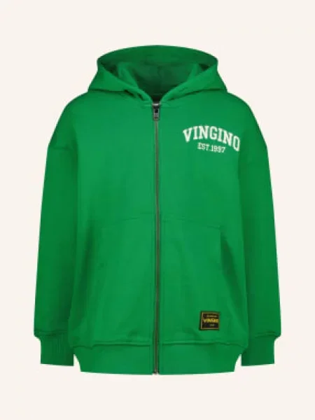 Vingino Mikina Icon zelená černá bílá