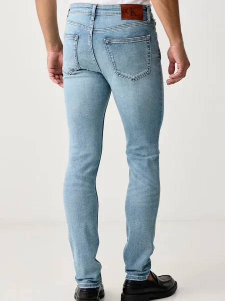 Calvin Klein Jeans jeansy skinny niebieskie