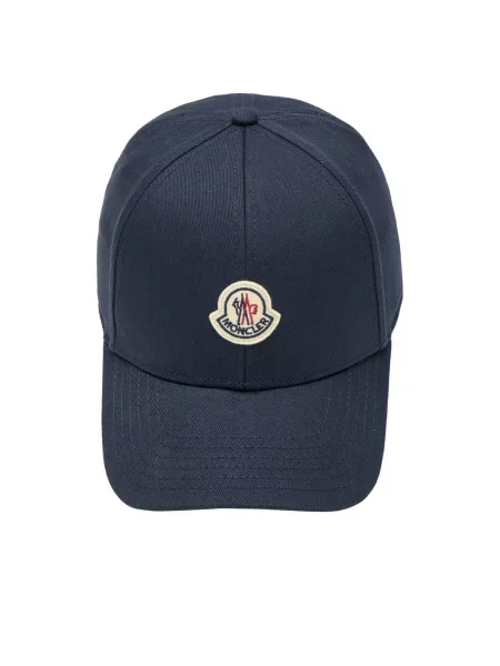 Czapka z daszkiem Moncler granatowa