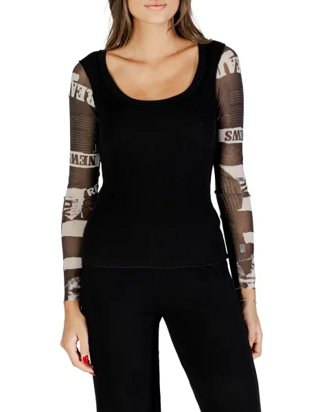 T-shirt Desigual Lisboa T-Shirt Black XS czarna