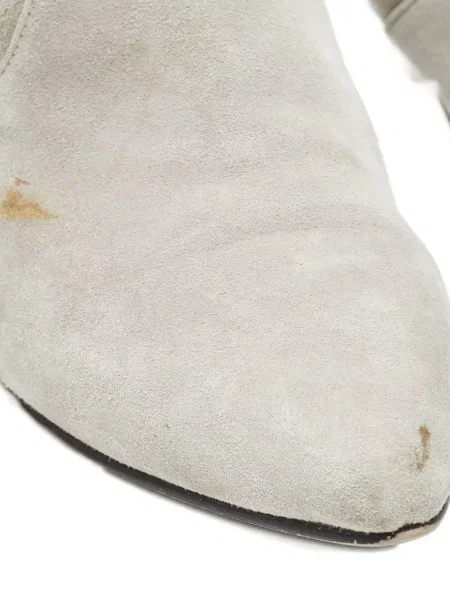 Велурени боти Stuart Weitzman сиво