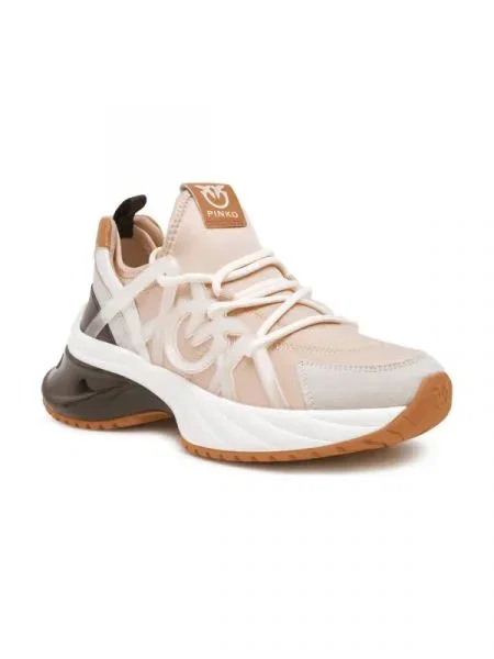 Pinko Sneakers tornacipő ARIEL bőr hozzáadásával