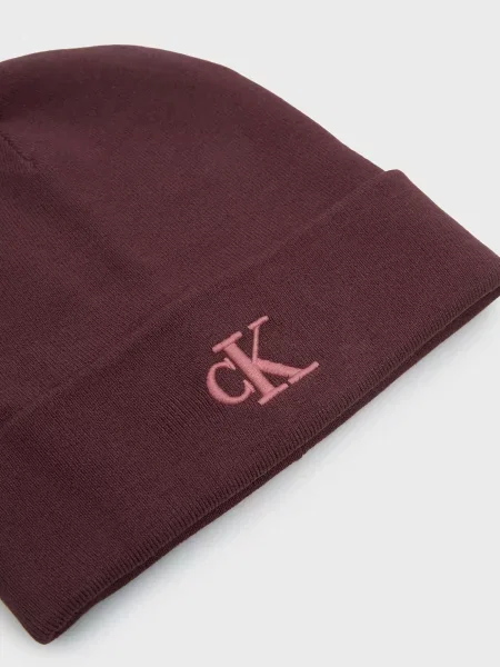 Шапка Calvin Klein коричнева