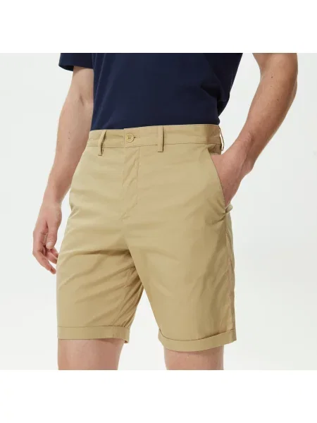 Lacoste Bermudy Lacoste beżowe