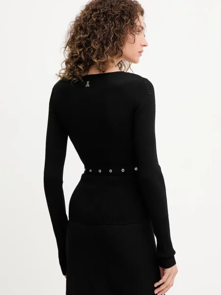 Patrizia Pepe sweter lekki czarny