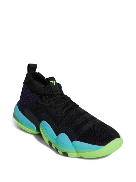 Běžecký květinový top Adidas šedý