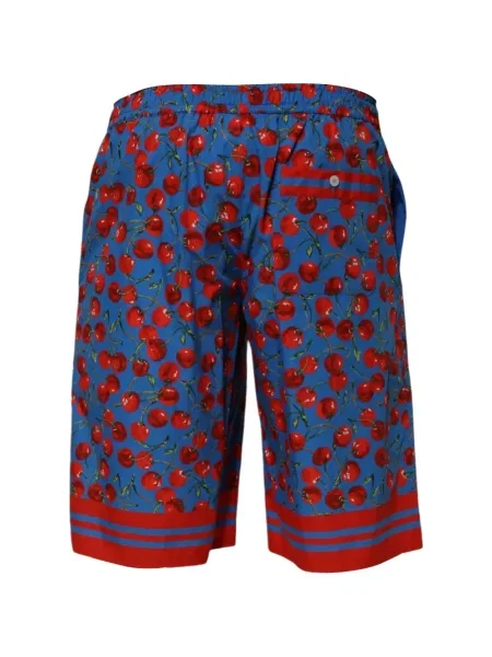 Pantaloni scurți Dolce & Gabbana cu imagine albastru