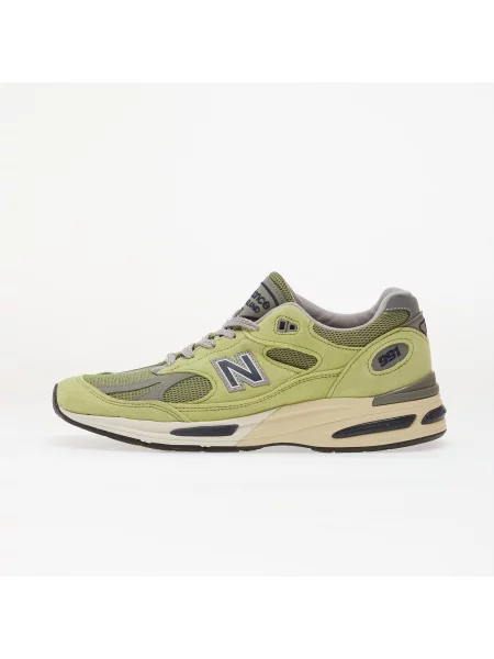 Sneakers New Balance Green Banana/ Moss/ Moon Mist EUR 44 verde