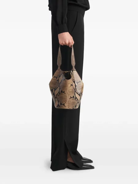 Geantă shopper Khaite maro