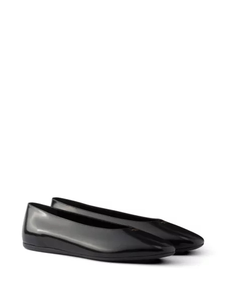 Balerini Prada din piele negru