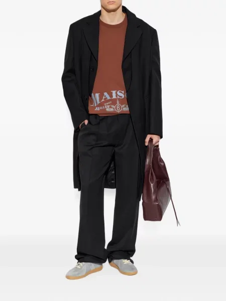 Hanorac Mm6 Maison Margiela cu imagine maro