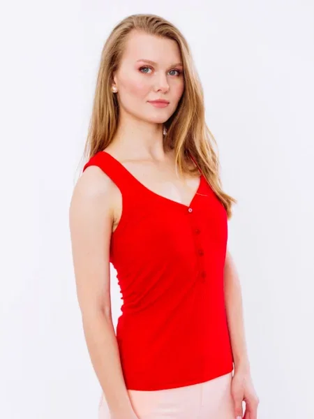 Носи своє Майка Бавовна/еластан червоний