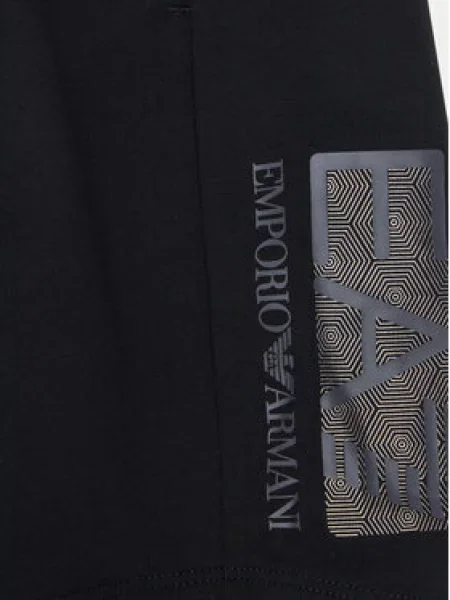 Sportovní kraťasy Emporio Armani černé